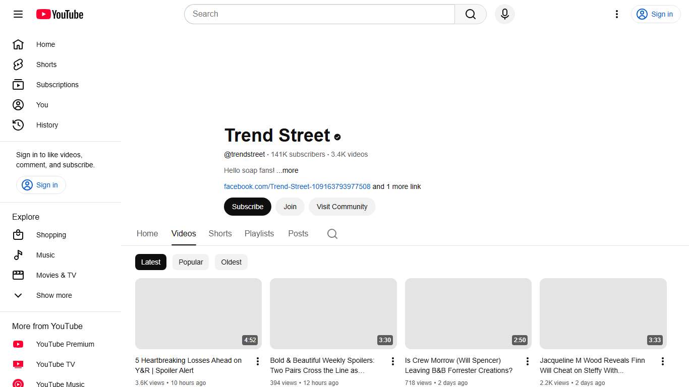 Trend Street - YouTube
