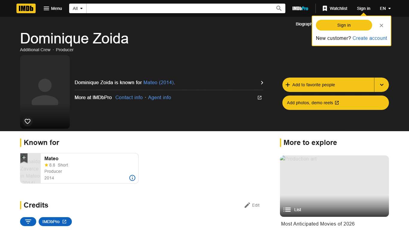 Dominique Zoida - IMDb